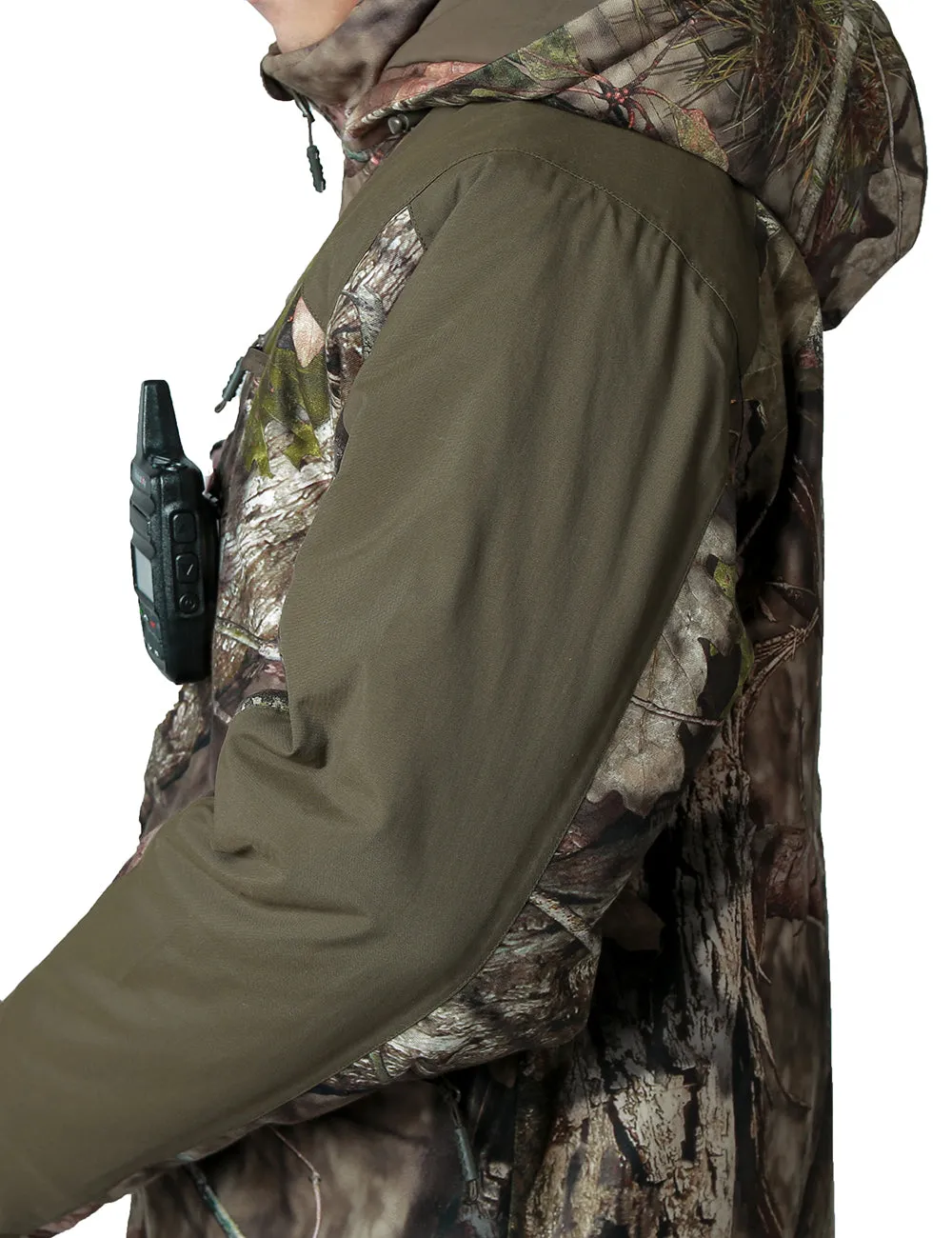 Men's Heated Hunting Jacket - Camouflage, Mossy Oak Country DNA