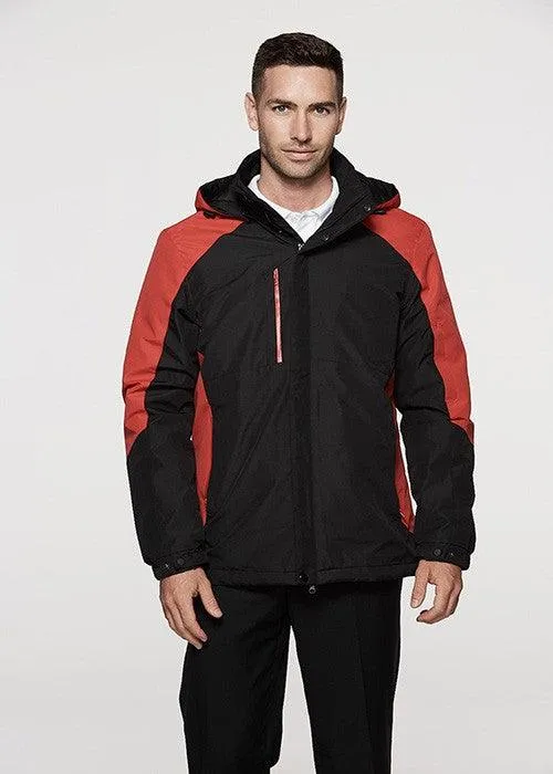 Mens Napier Jacket - Black/Red