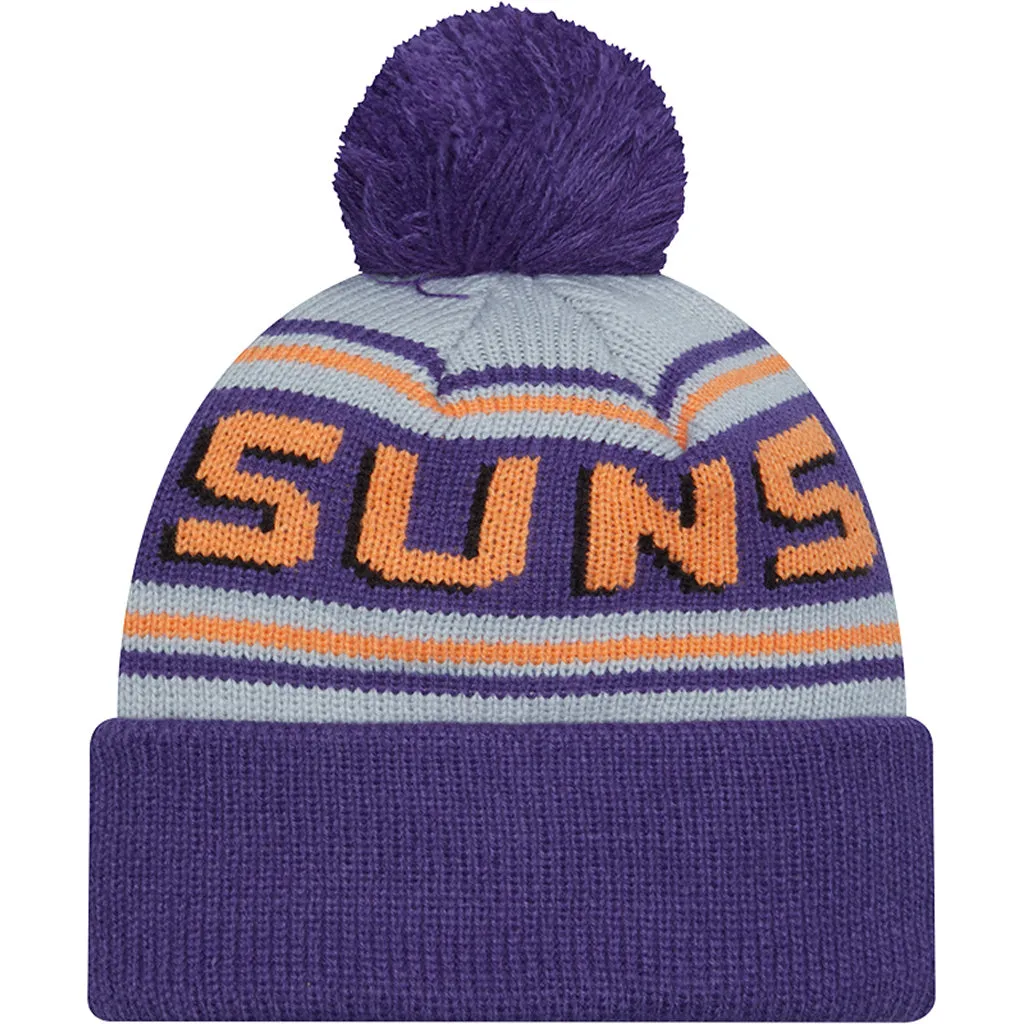 NBA Phoenix Suns New Era Pom Wordmark Knit Hat