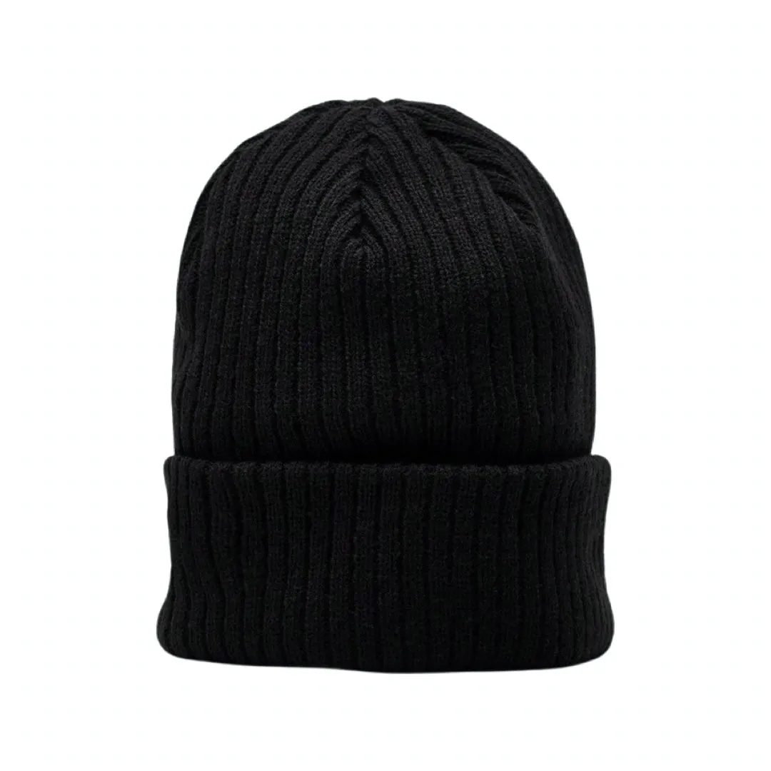 New Era Knit Thin New York Yankees Black Black Beanie