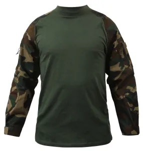 NYCO FR Fire Retardant Combat Shirt- Woodland Camo