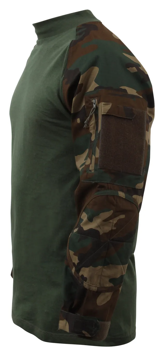 NYCO FR Fire Retardant Combat Shirt- Woodland Camo