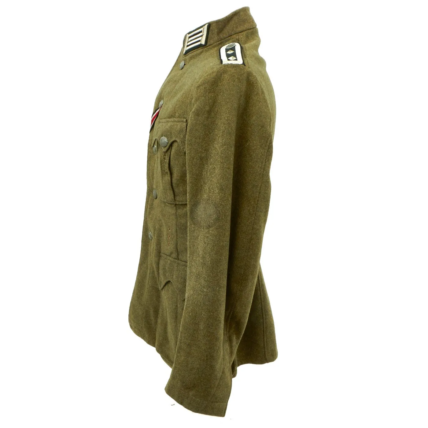 Original German WWII Gebirgsjager Engineer NCO Tunic- Period Wartime conversion from Pre-War Austrian Army Uniform