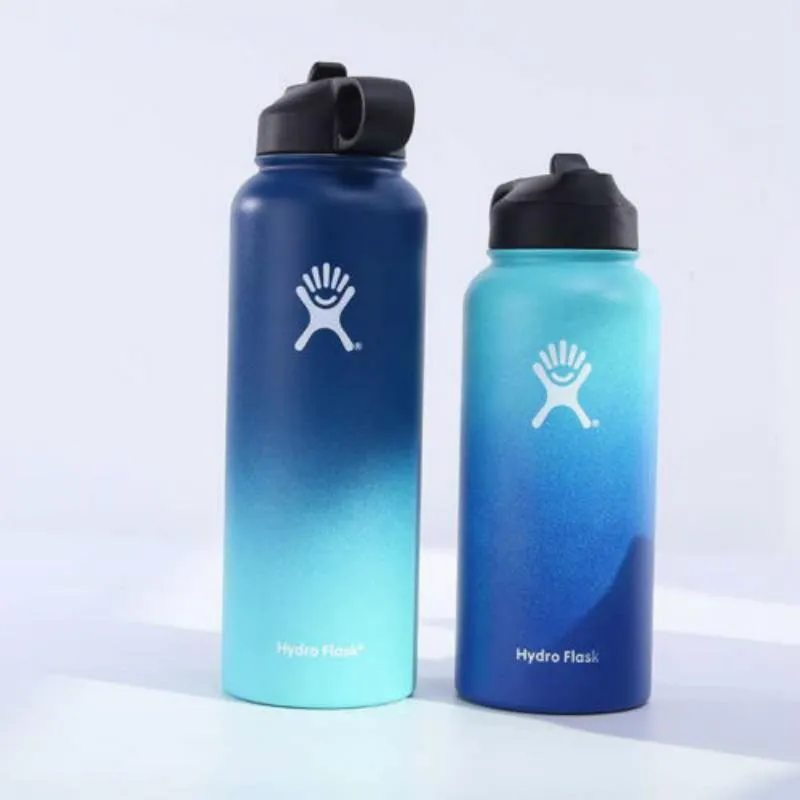 Original Hydro Flask Stainless Steel Water Bottles With Flex Cap (32/40 oz)- Save Upto 65% Off