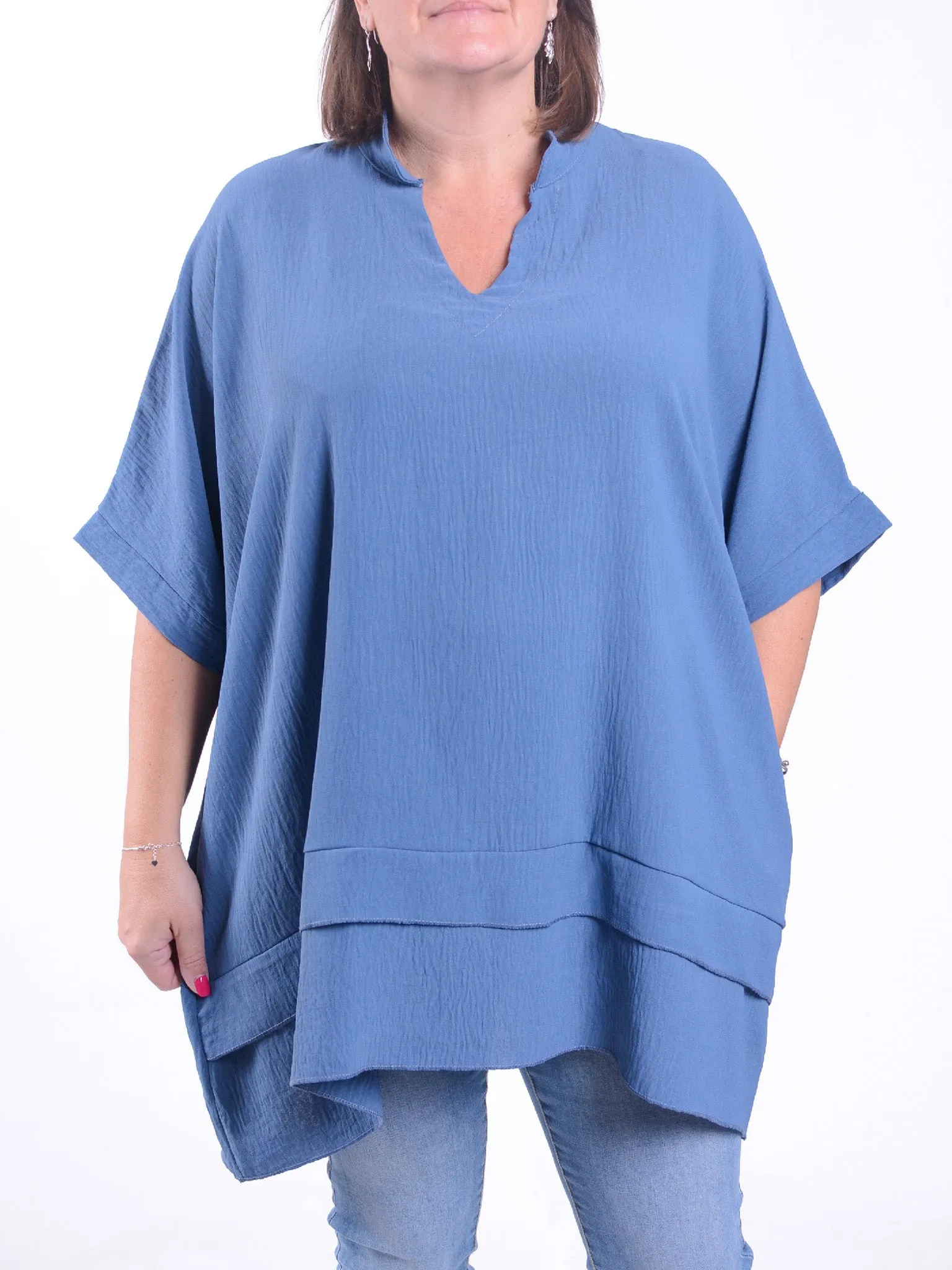 Oversized Lagenlook Tunic with pockets - TP1005