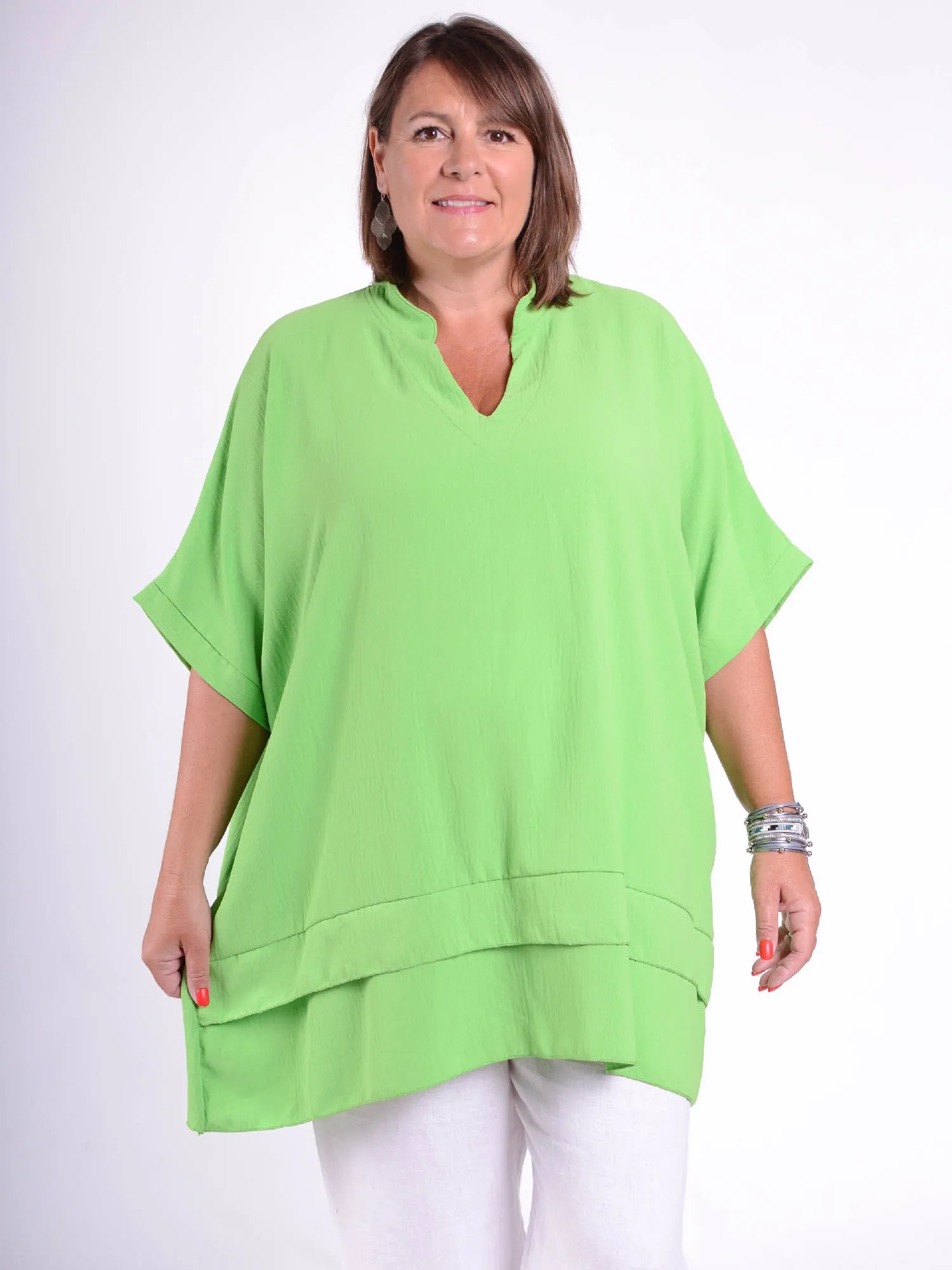 Oversized Lagenlook Tunic with pockets - TP1005