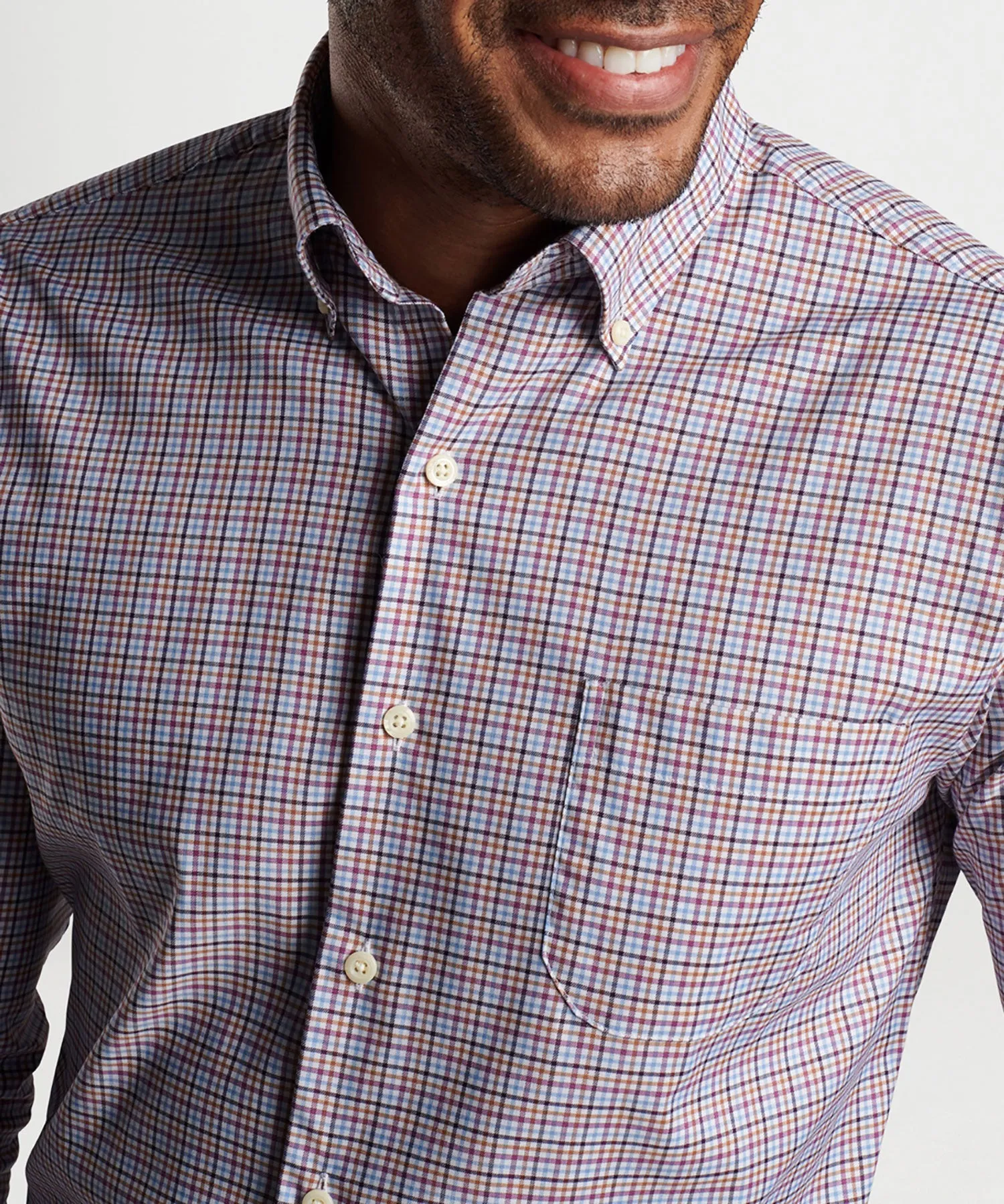 Peter Millar Long Sleeve Market Sport Shirt