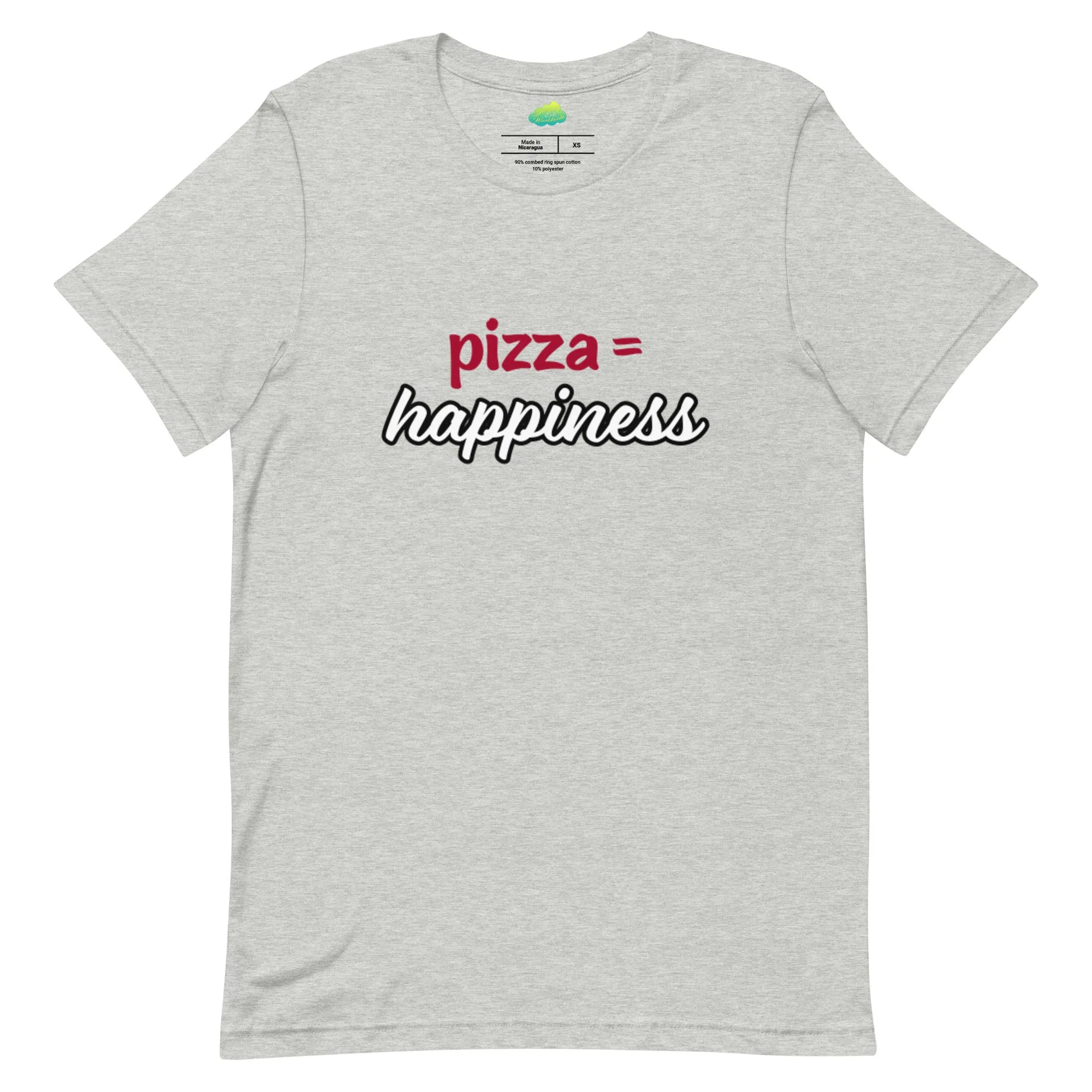 Pizza = happiness T-shirt