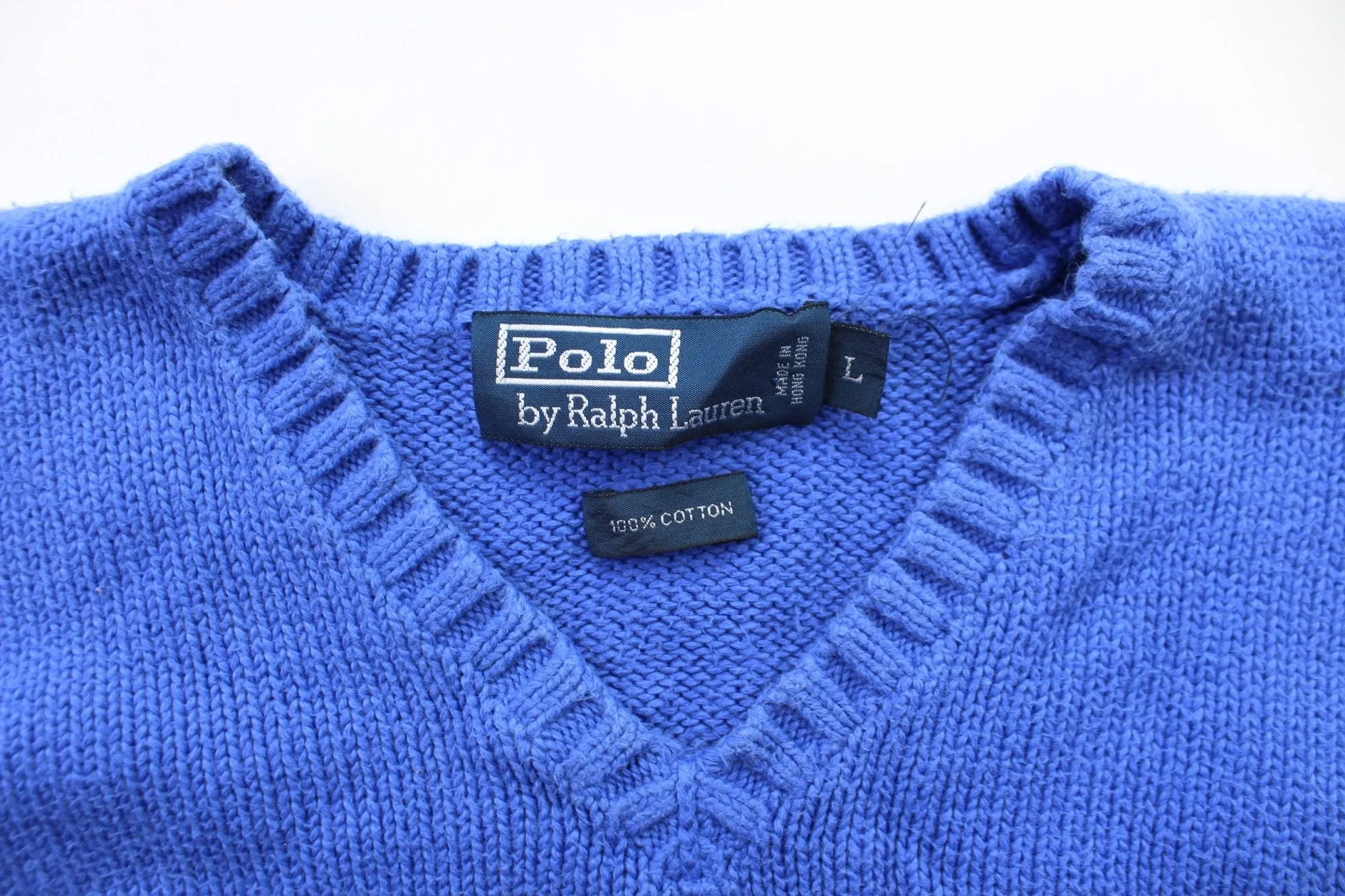 Polo by Ralph Lauren Embroidered Logo Blue Vest