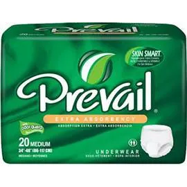 Prevail Protective Underwear, 2X-LARGE, 68" to 80" - One pkg of 12 each