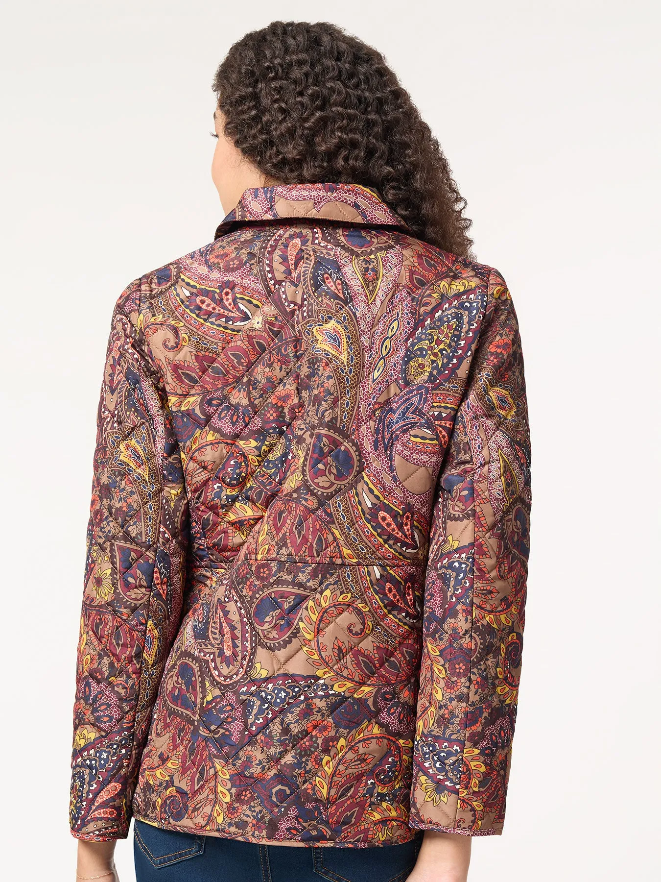 Printed Quilted Jacket