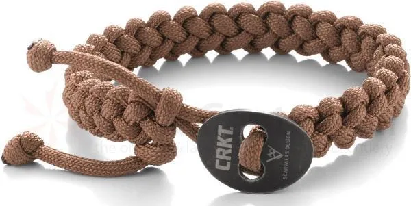 Quick Release Paracord Bracelet Sm Tan