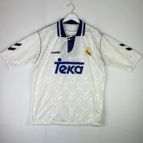 Real Madrid 1992/1993 Home Shirt - 9 Zamorano Player Issue (Match Worn)