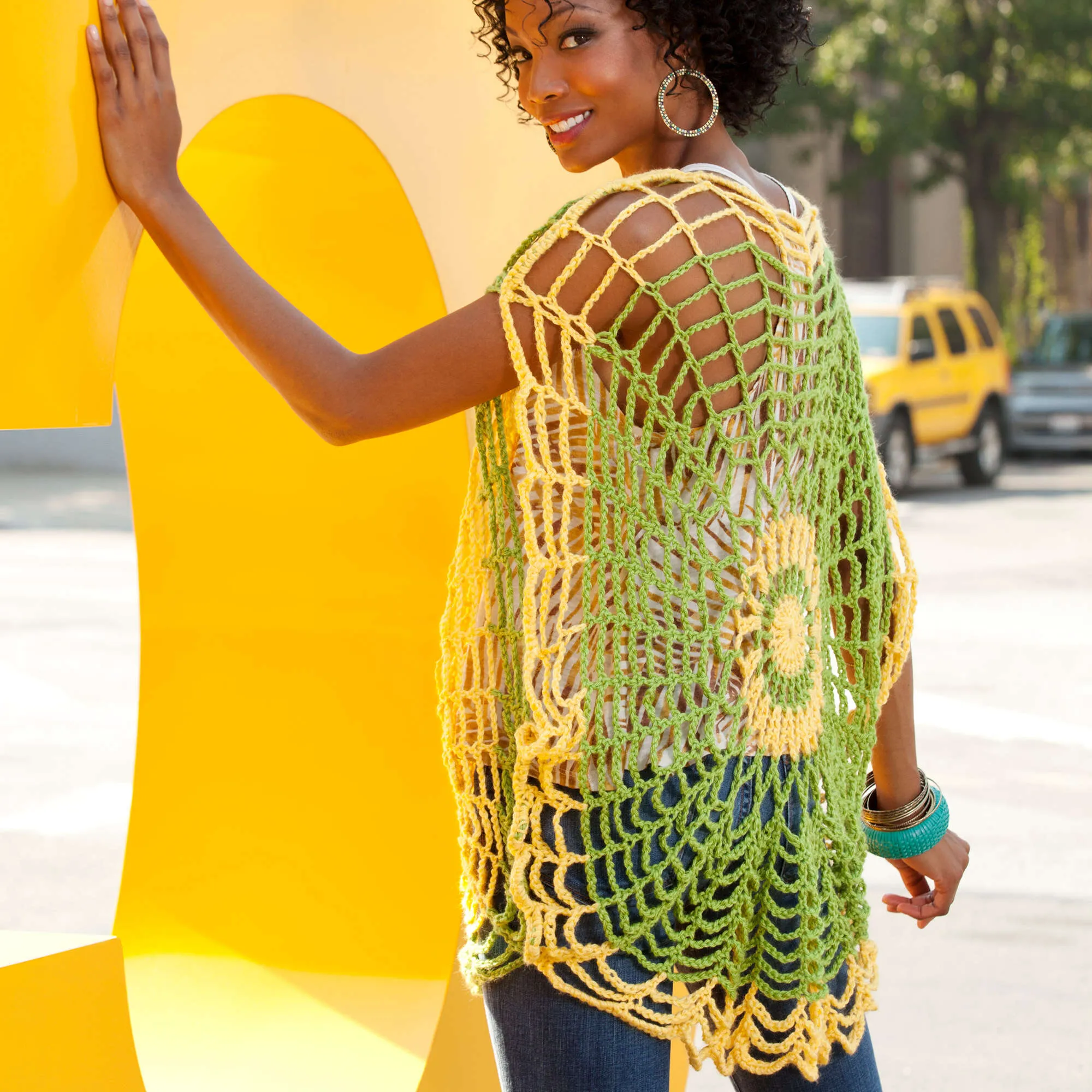 Red Heart Crochet Trippy Tunic