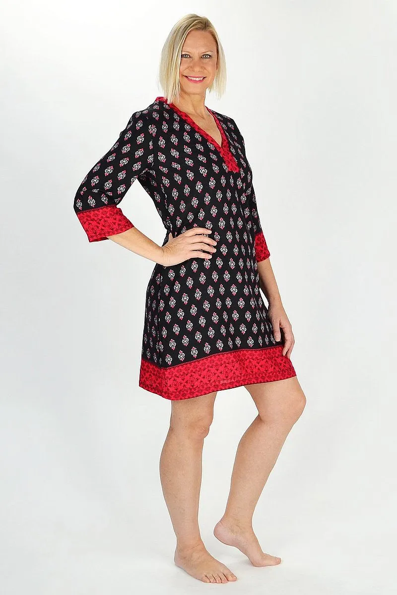 Red Kerala Tunic