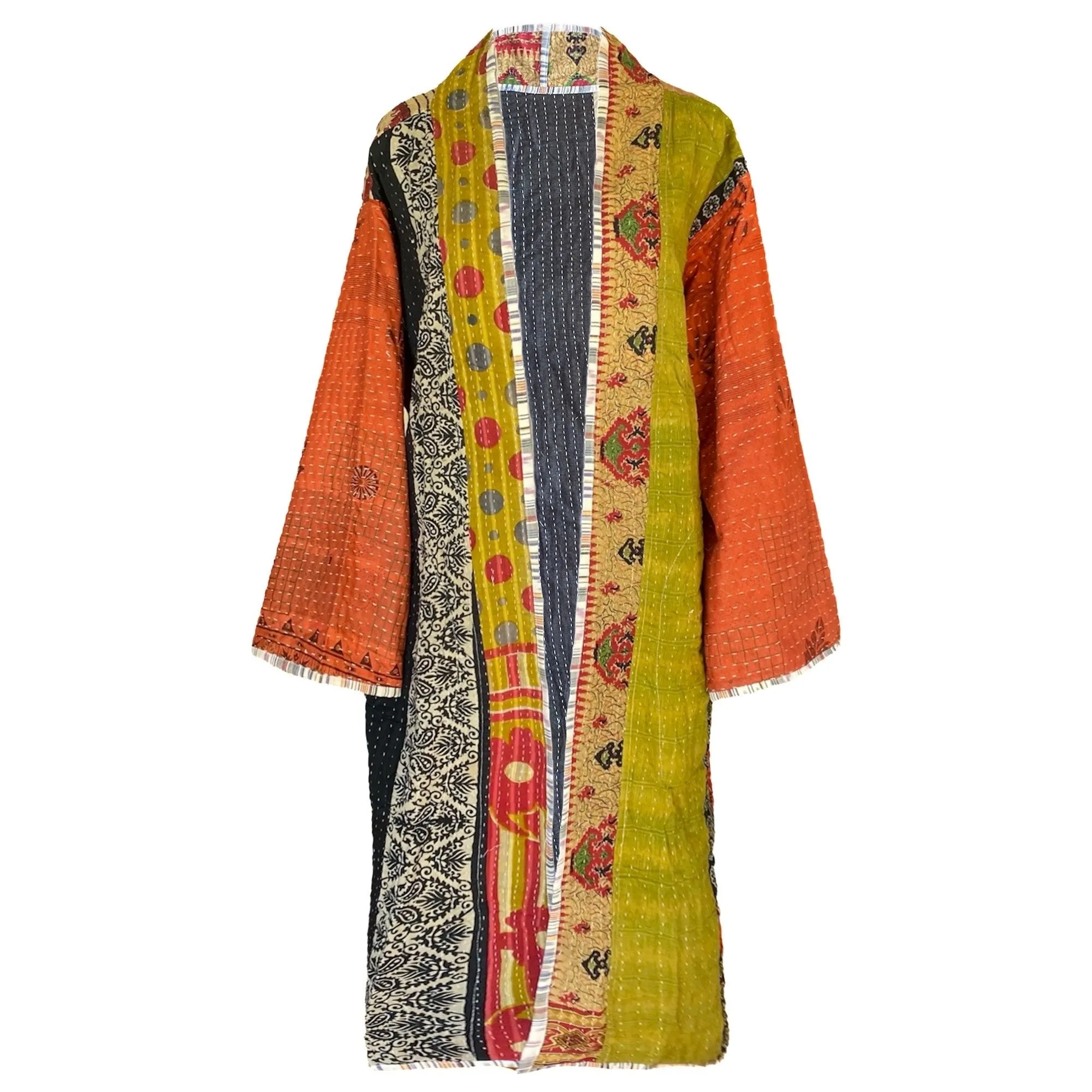 Rena Vintage Quilted Kantha Coat ONE OF KIND