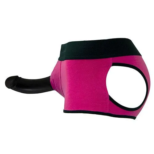 RodeoH Peek A Boo Harness, Hot Pink/Black