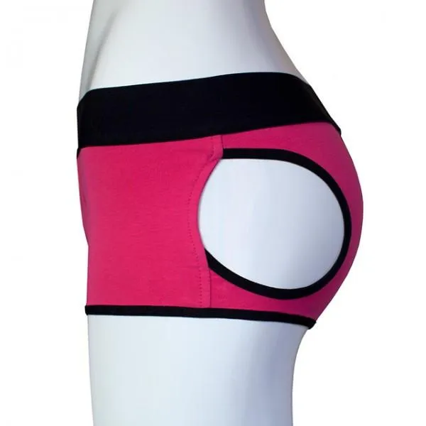 RodeoH Peek A Boo Harness, Hot Pink/Black