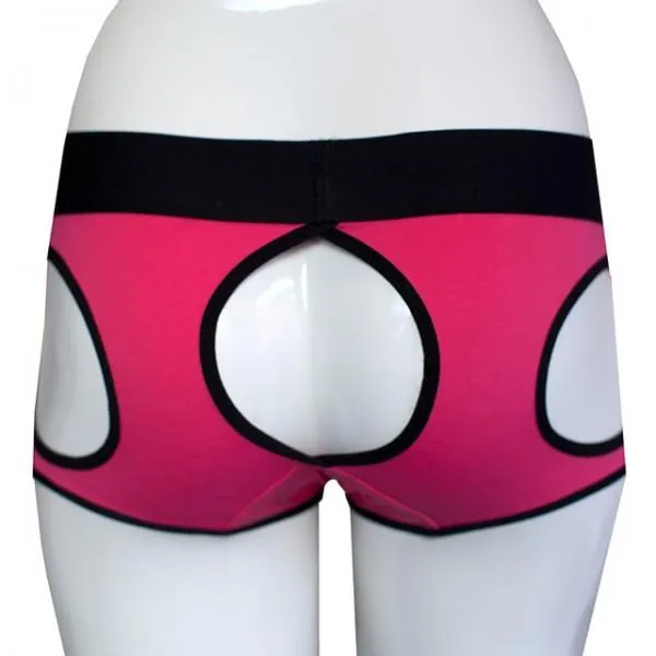 RodeoH Peek A Boo Harness, Hot Pink/Black