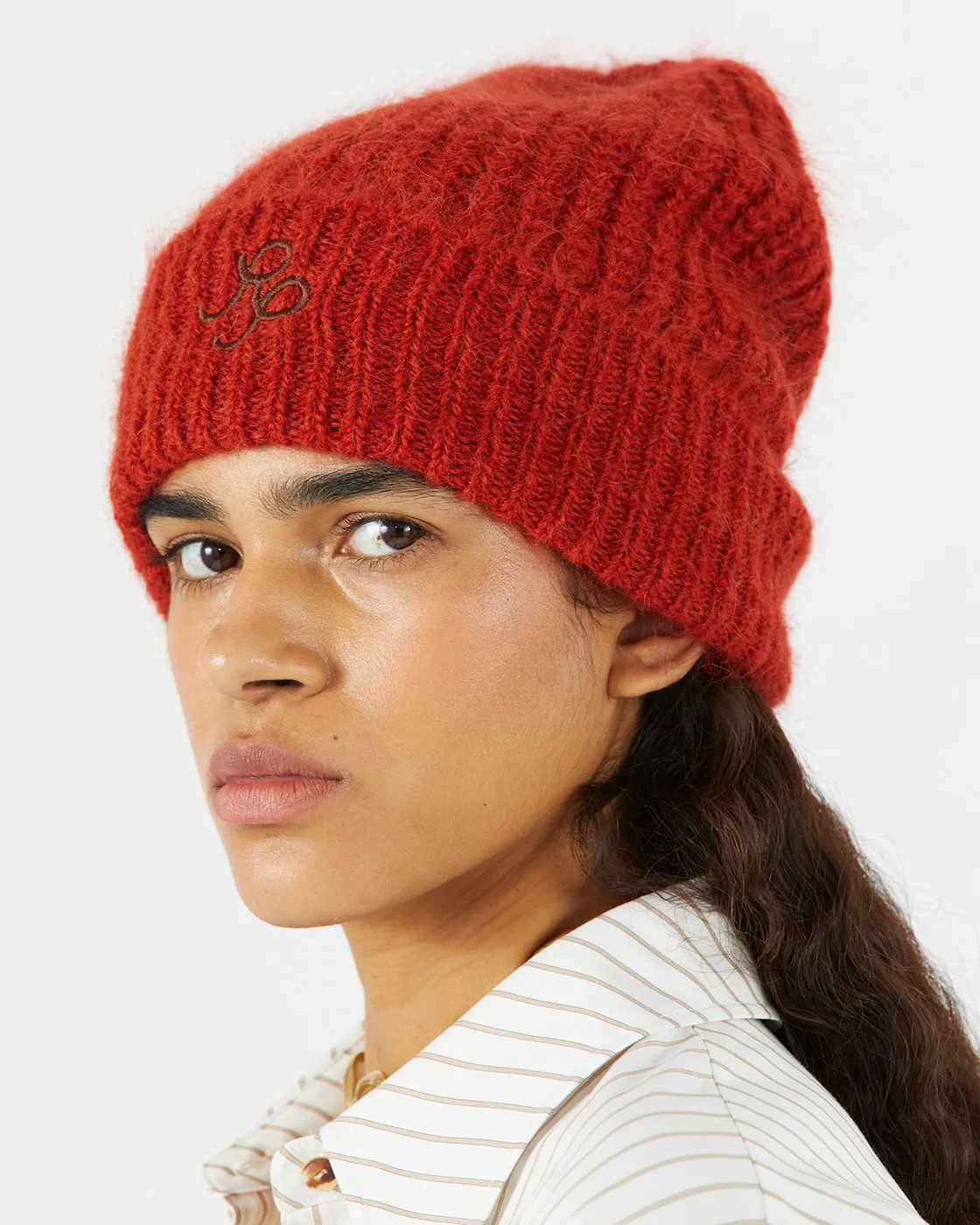 RP Beanie Alpaca Blend Red