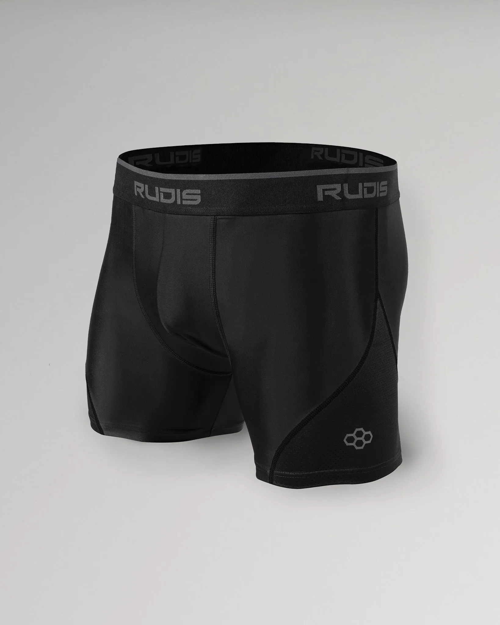 RUDIS Essential Black/Black Youth Boxer Brief