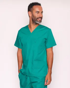 Sandringham Unisex Three Pocket Scrub Tunic - Forest Green