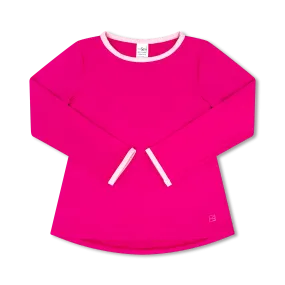 Set Athleisure Bridget Basic T Long Sleeve Power Pink & Candy Cotton Pink 5109