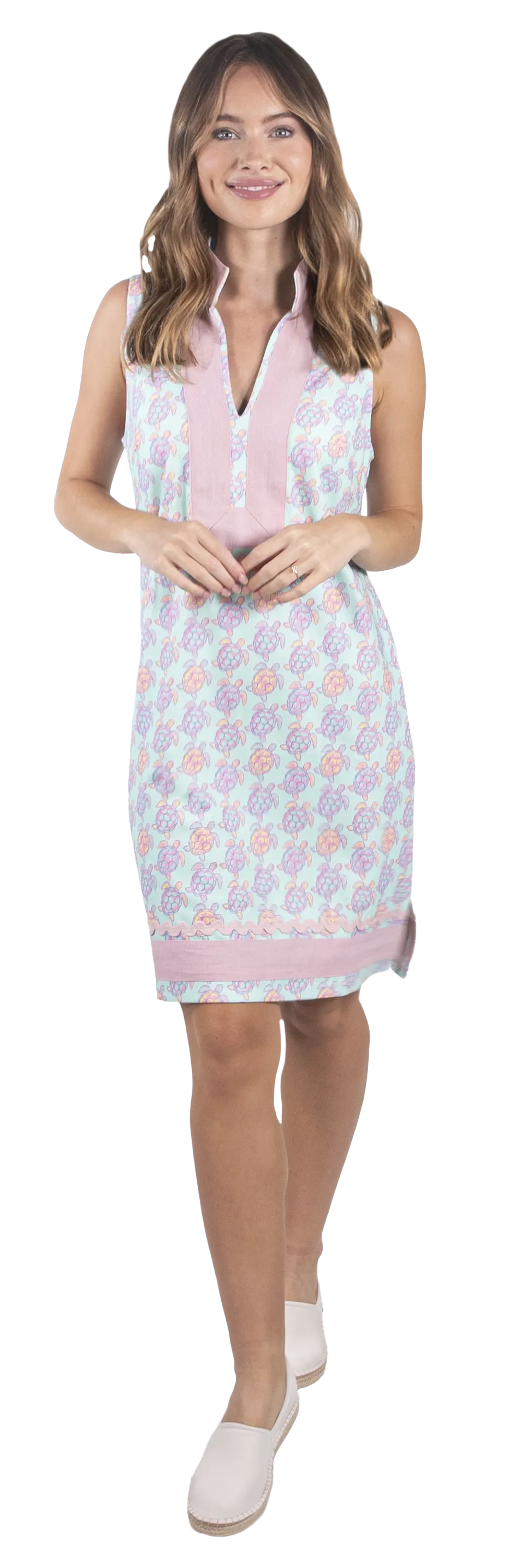 Simply Southern tunic dress turtles