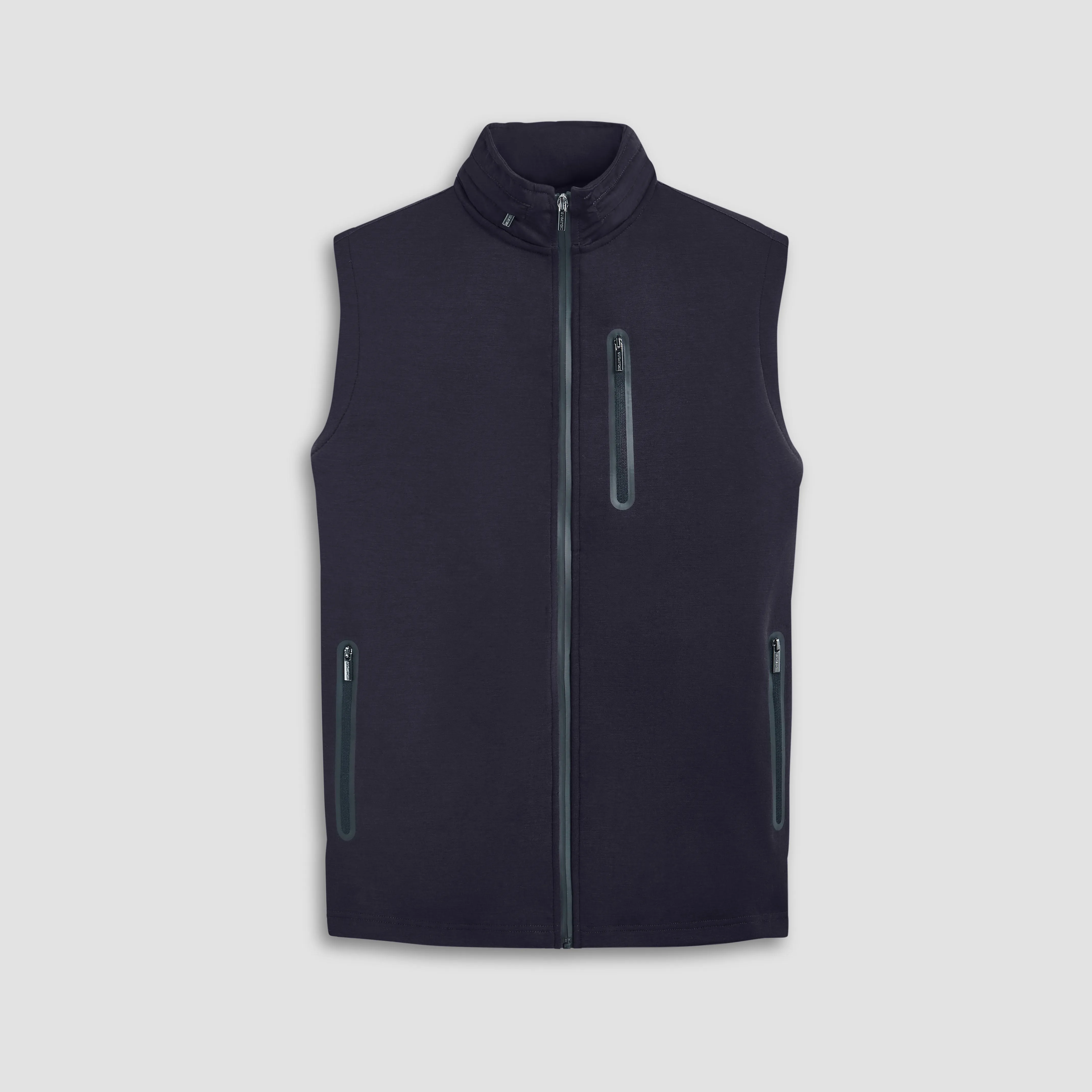 Soft Touch Performance Vest With Stow-Away Hood