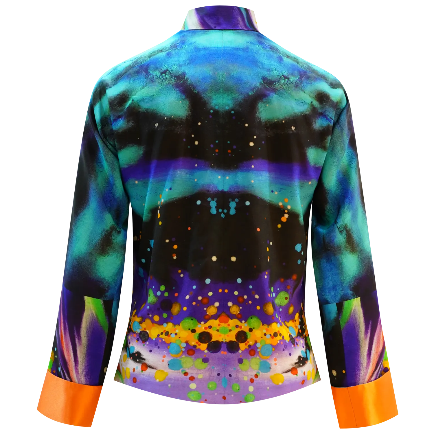 SPARKLE BY KAREN CHAN x HK Designer【GLORY HEAVEN】100% Silk Mini Tang Jacket / Mini Kung Fu Jacket