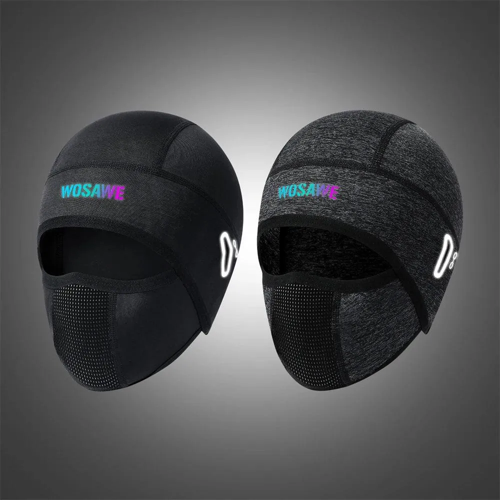 Sports Helmet Liner Ice Silk Hat Breathable Windproof Sports Balaclava Summer Headwear Motorcross Face Mask Cycling Cap