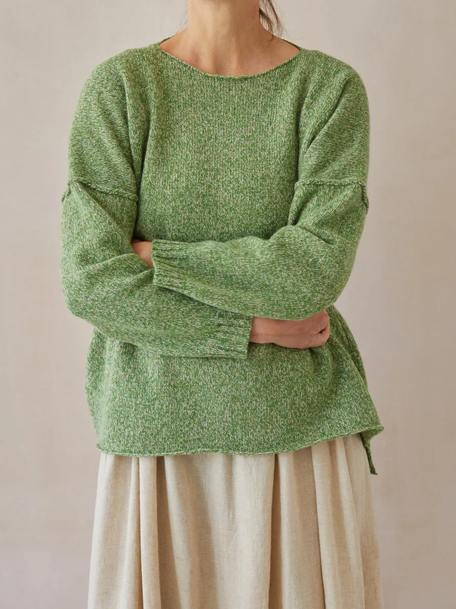 Staple Jumper | Green Marl