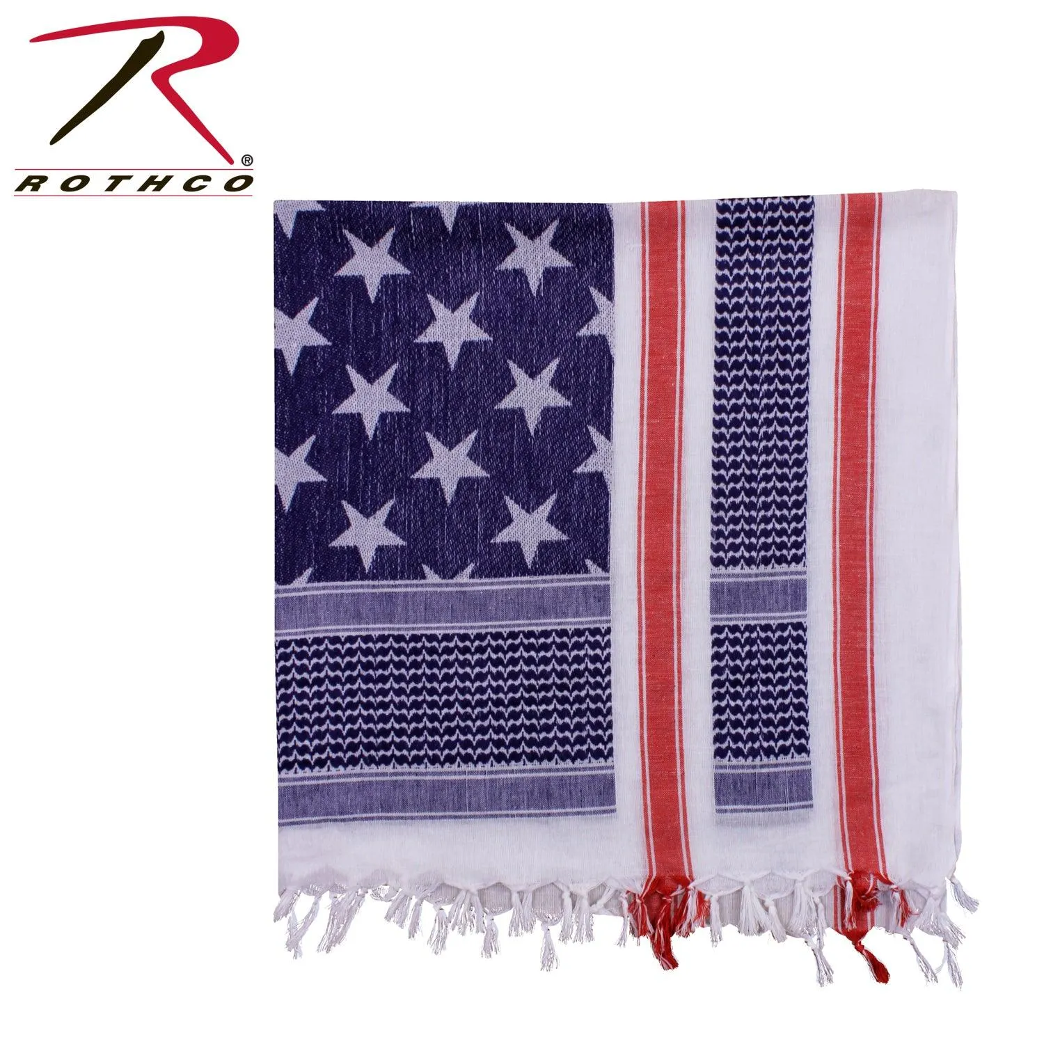 Stars and Stripes US Flag Shemagh Tactical Desert Keffiyeh Scarf