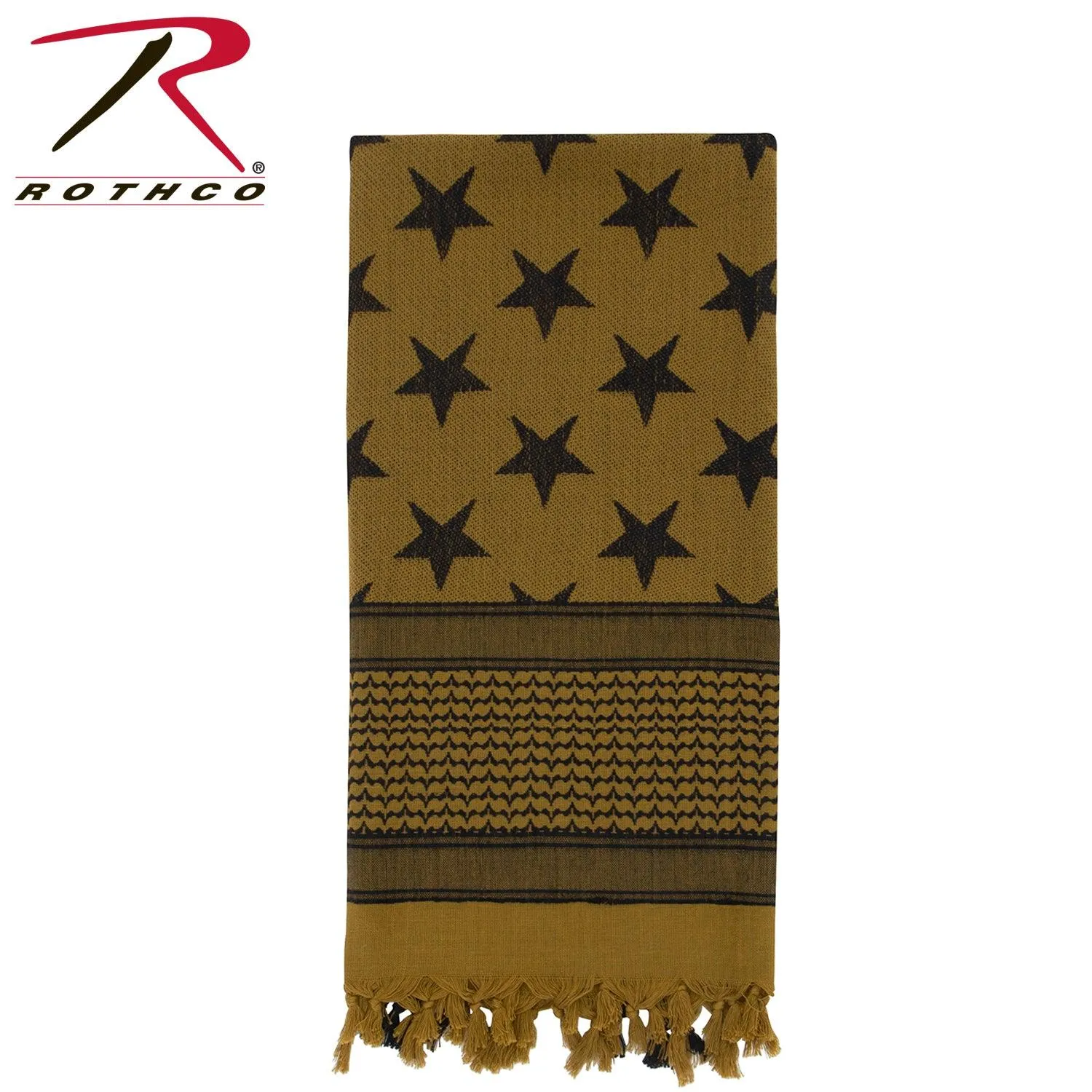 Stars and Stripes US Flag Shemagh Tactical Desert Keffiyeh Scarf