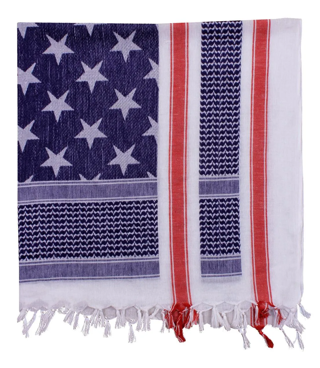 Stars and Stripes US Flag Shemagh Tactical Desert Keffiyeh Scarf