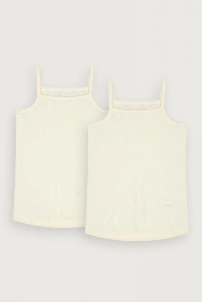 Strap Vest 2-pack | Cream