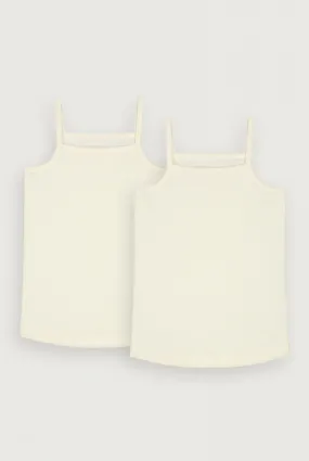 Strap Vest 2-pack | Cream