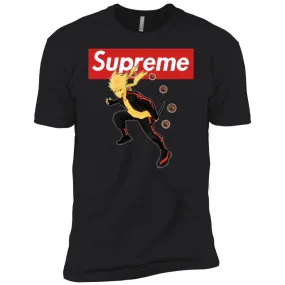 Supreme Naruto T-shirt Men Short Sleeve T-Shirt