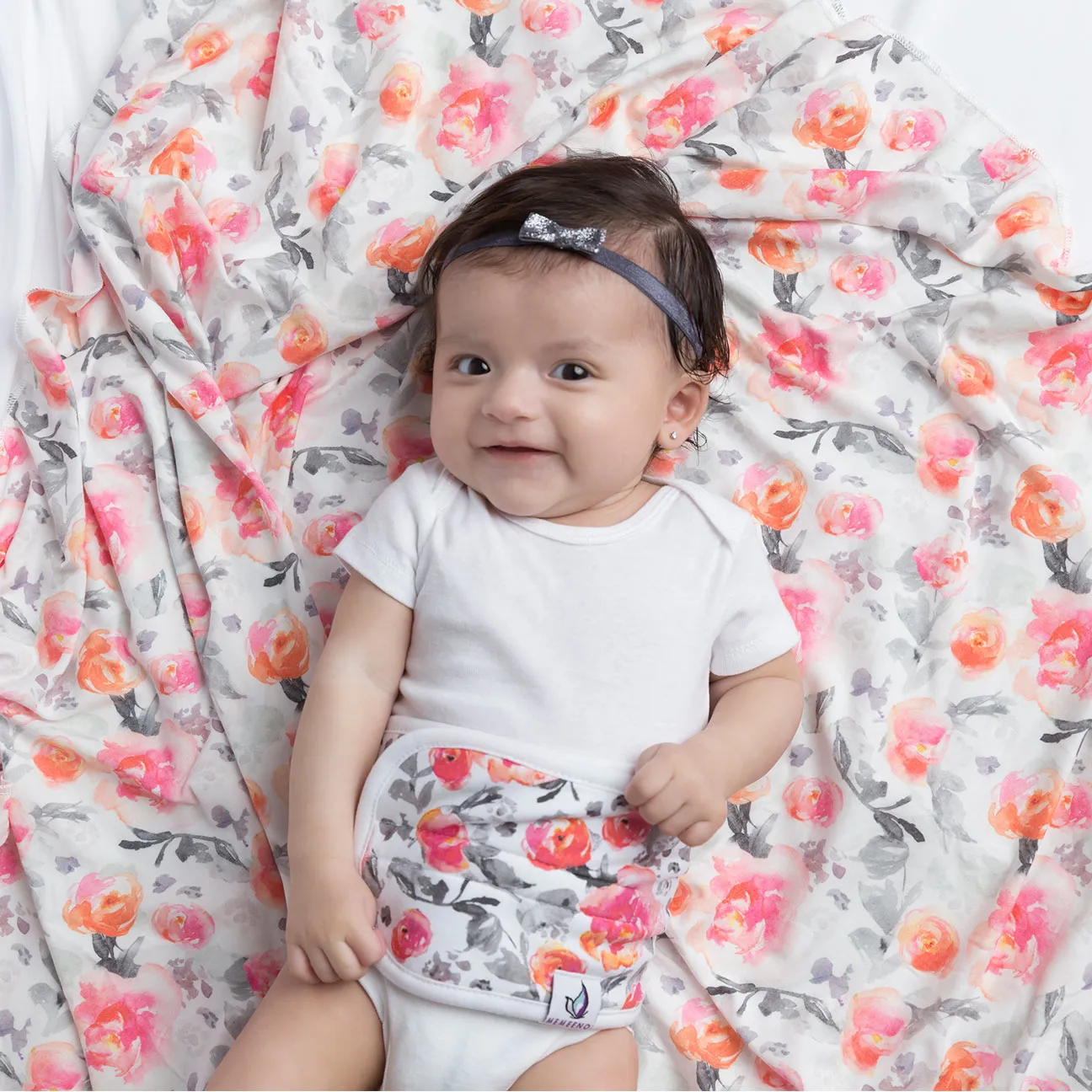 Swaddle & Newborn Blanket - Floral