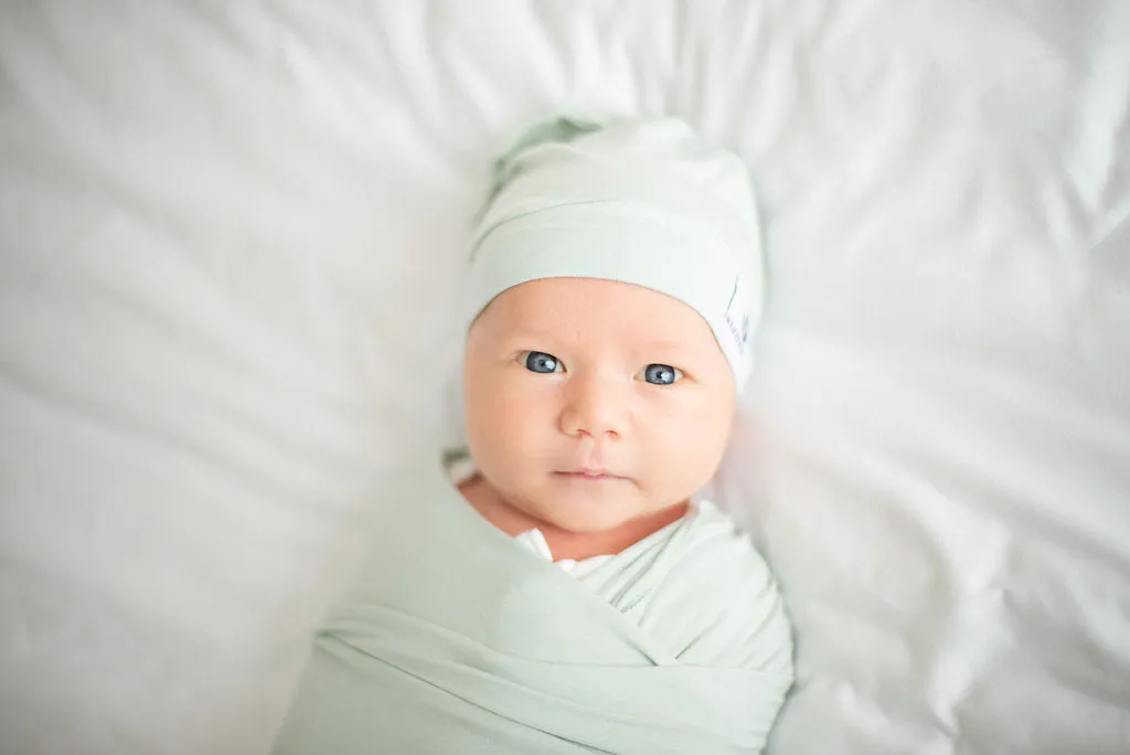 Swaddle & Newborn Blanket - Sage