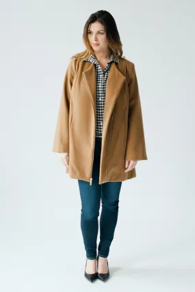 Tuileries Cape Coat - Cognac