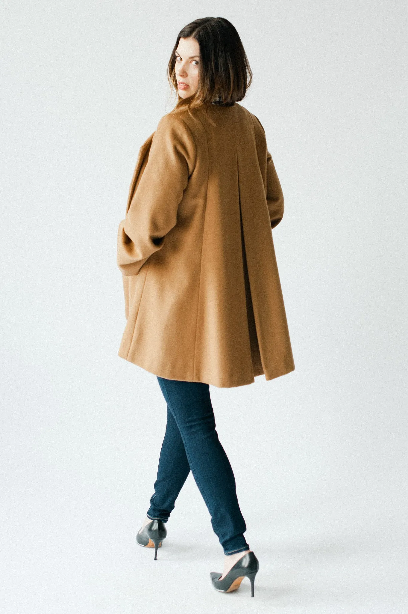 Tuileries Cape Coat - Cognac