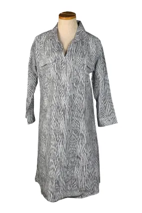 Tunic Dress Black Wood Grain