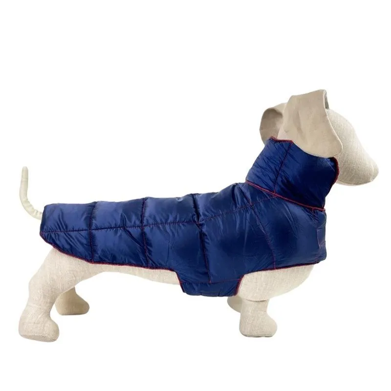 Ultralite Reversible Down Dog Coat Blue/Merlot