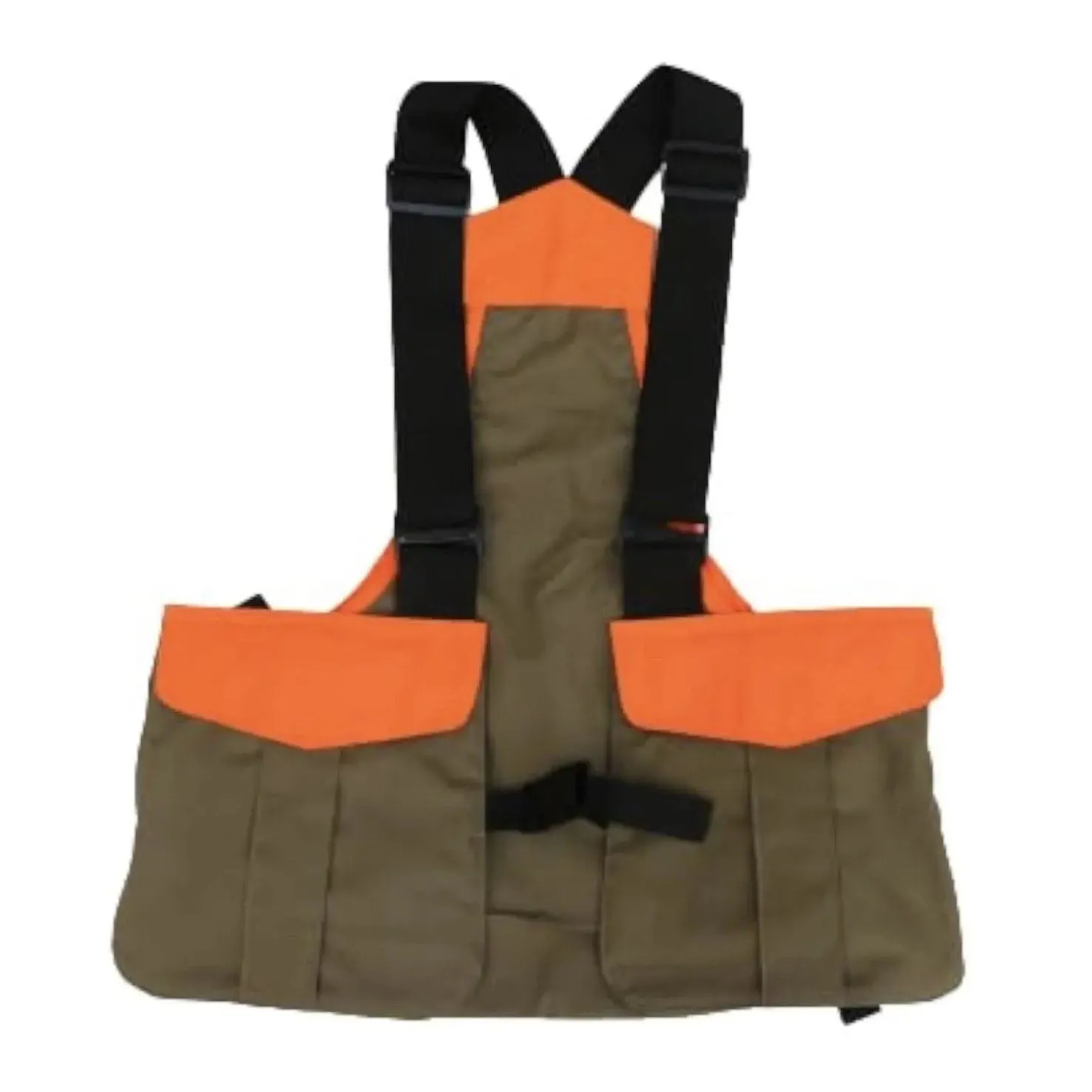 Upland Hunting Strap Vest-Waxed Water Proof Canvas Hunting Vest - Outdoor Camping Fishing Utility