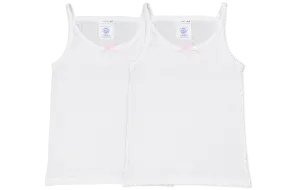 Vest Girls (2pk) - White