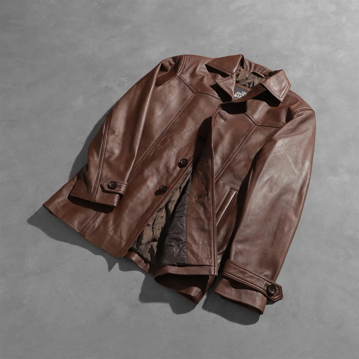 Vincent Alley Brown Leather Jacket