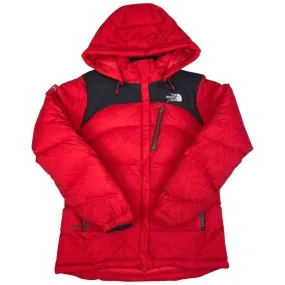 Vintage 90s 00s Red The North Face Summit Series 800 Hooded Puffa Jacket M