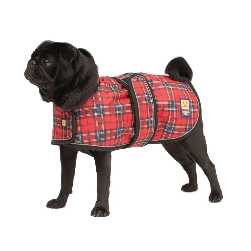 Waterproof Shower Pug / Frenchie Dog Coat with Warm Lining