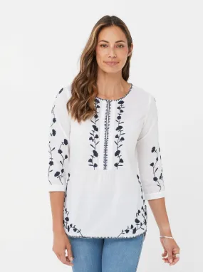 Women Tunic -White Cajsa Kaja